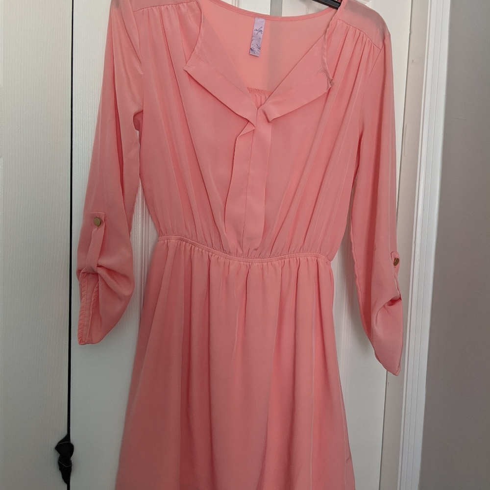 Coral dress
